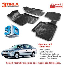 Premium Opel Astra G 3D Havuzlu Paspas