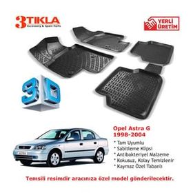 Premium Opel Astra G 3D Havuzlu Paspas