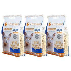 Premium Plus Çam Pelet 3x15 lt Kedi Kumu