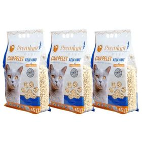Premium Plus Çam Peleti 3x15 lt Kedi Kumu