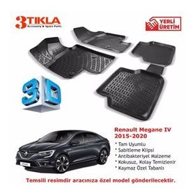 Premium Renault Megane IV 3D Havuzlu Paspas