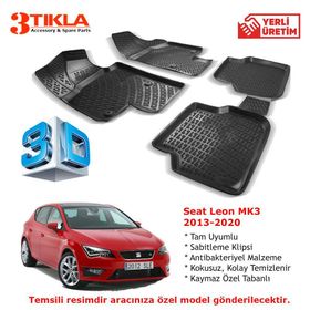 Premium Seat Leon MK3 3D Havuzlu Paspas