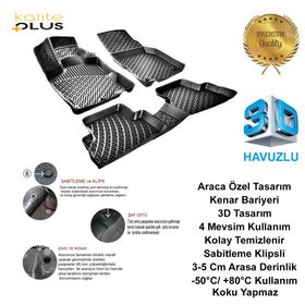 Premium Suzuki Vitara 3D Havuzlu Paspas