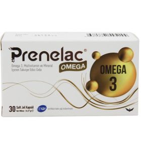 Prenelac Omega 30 Soft Jel Kapsül Gıda Takviyesi