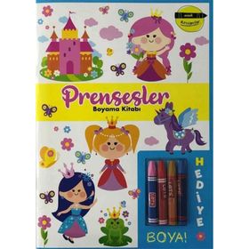 Prensesler Boyama Kitabı - Minik Ressamlar - Kolektif