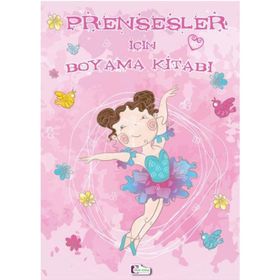 Prensesler İçin Boyama Kitabı - Mor Elma Yayıncılık