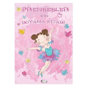 Prensesler İçin Boyama Kitabı - Mor Elma Yayıncılık