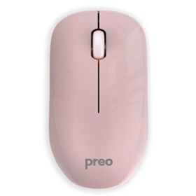 Preo M19 Ergonomik Pastel Kablosuz Sessiz Pembe Mouse
