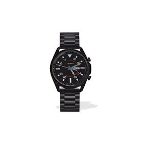 Preo Pwatch S3 Çelik Kordon Siyah Akıllı Saat