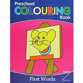 Preschool Coloring Book First Words - kollektif