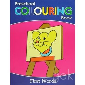 Preschool Coloring Book First Words - kollektif