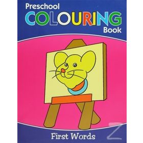 Preschool Coloring Book First Words - kollektif