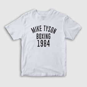 Presmono 1984 Mike Tyson Beyaz Unisex T-shirt