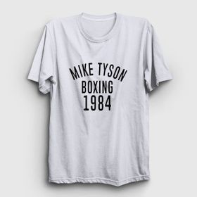 Presmono 1984 Mike Tyson Beyaz Unisex T-shirt