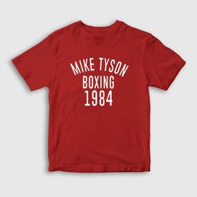 Presmono 1984 Mike Tyson Kırmızı Unisex T-Shirt