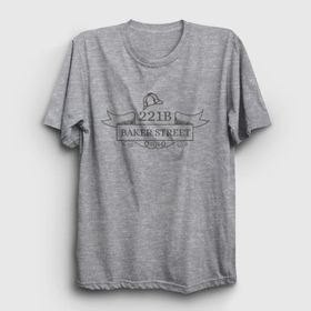 Presmono 221B Sherlock Holmes Beyaz Kadın T-shirt