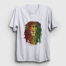 Presmono 265129TT Unisex Beyaz Lion Bob Marley Sweatshirt
