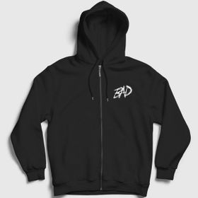 Presmono 47228TT Unisex Gri Bad XXXTentacion Fermuarlı Kapüşonlu Sweatshirt