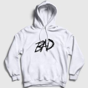 Presmono 47228TT Unisex Gri Bad XXXTentacion Fermuarlı Kapüşonlu Sweatshirt