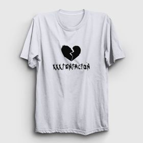 Presmono 47459TT Unisex Beyaz Broken Heart XXXTentacion T-Shirt