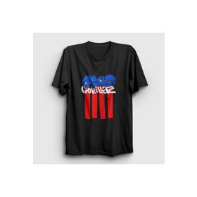 Presmono 54172 Siyah Blocks Gorillaz Kadın T-shirt