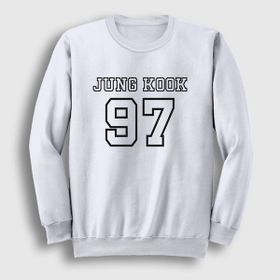 Presmono 97 K Pop Jungkook Bts Beyaz Unisex Çocuk T-Shirt