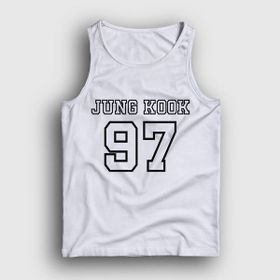 Presmono 97 K Pop Jungkook Bts Beyaz Unisex Çocuk T-Shirt