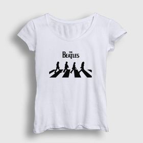 Presmono Abbey Road The Beatles Beyaz Unisex T-shirt