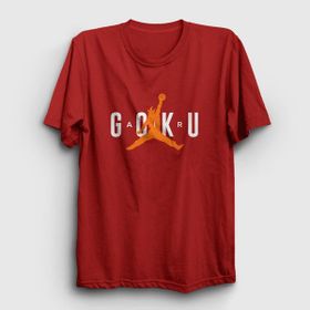 Presmono Air Goku Anime Dragon Ball Kırmızı Unisex T-Shirt