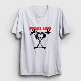 Presmono Alive Pearl Jam Beyaz Unisex T-Shirt