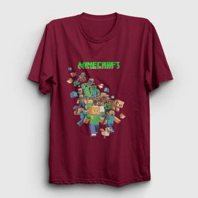 Presmono All Minecraft Siyah Unisex T-Shirt