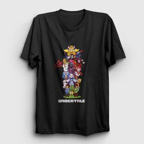 Presmono All Undertale Kırmızı Unisex T-Shirt