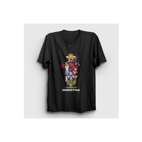Presmono All Undertale Siyah Unisex T-Shirt