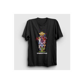 Presmono All Undertale Siyah Unisex T-Shirt