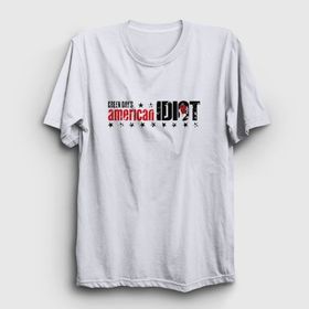 Presmono American Idiot V2 Green Day Beyaz Unisex T-Shirt