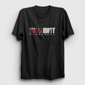 Presmono American Idiot V2 Green Day Siyah Unisex T-Shirt