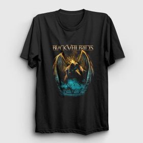 Presmono Angel Black Veil Brides Siyah Kadın T-Shirt