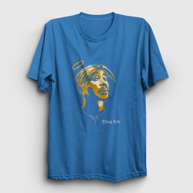 Presmono Angel Tupac Shakur Siyah Unisex T-Shirt