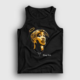 Presmono Angel Tupac Shakur Siyah Unisex T-Shirt