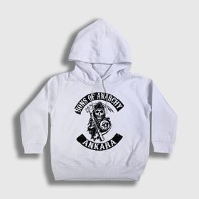 Presmono Ankara Sons Of Anarchy Beyaz Unisex Çocuk T-Shirt