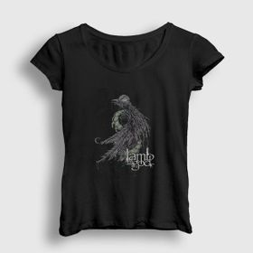 Presmono Ashes Lamb of God Siyah Kadın T-Shirt