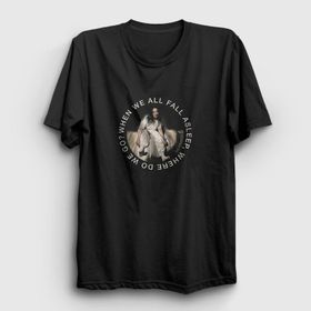 Presmono Asleep V2 Billie Eilish Haki Unisex T-Shirt