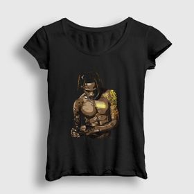 Presmono Astro Astroworld Travis Scott Siyah Kadın T-Shirt