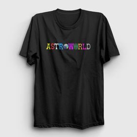 Presmono Astroworld Travis Scott Beyaz Unisex T-Shirt