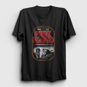 Presmono Atom Heart Mother Pink Floyd Siyah Kadın T-Shirt