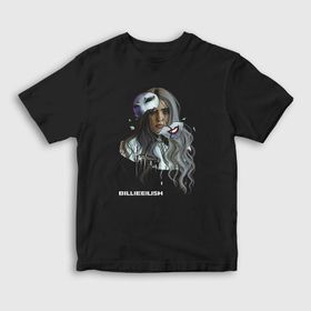 Presmono Awake Billie Eilish Unisex Siyah Çocuk T-Shirt