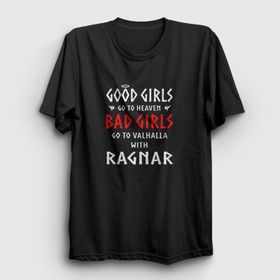 Presmono Bad Girls Vikings Beyaz Unisex T-Shirt