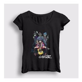 Presmono Band Gorillaz Kadın T-shirt