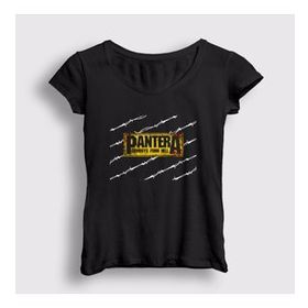 Presmono Barbed Pantera Kadın T-shirt