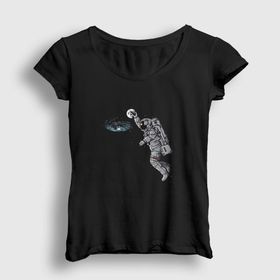 Presmono Basketball Astronaut Space Astronot Uzay Kadın T-shirt